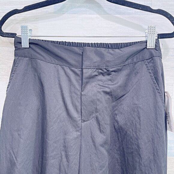 A NEW DAY High Rise Parachute Pants Black High Rise Woven Womens 0 - Picture 2 of 7
